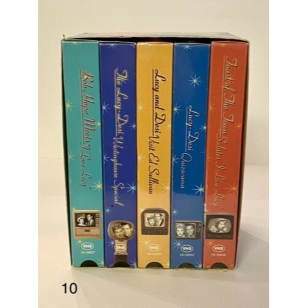 I Love‎ Lucy Mania Collector Series 5-VHS Tape 5 Pack-Vhs Tapes Open Box
